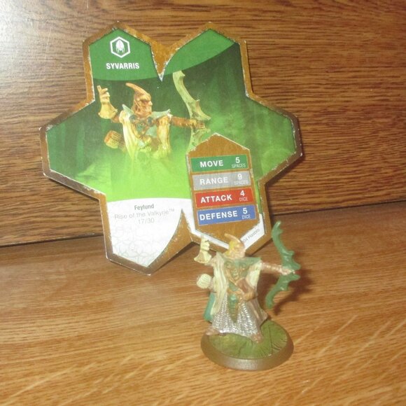 Heroscape Syvarris Figure / Miniature with Card - Picture 1 of 7